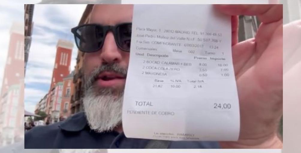 Un sevillano pide un bocadillo de calamares en Madrid y se queja por el precio: «El sobre de alioli cuesta un euro»