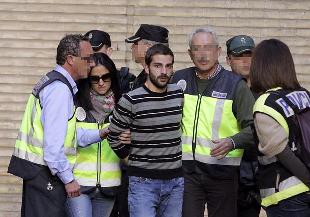 Miguel Carcaño, hace más de una década, durante la investigación