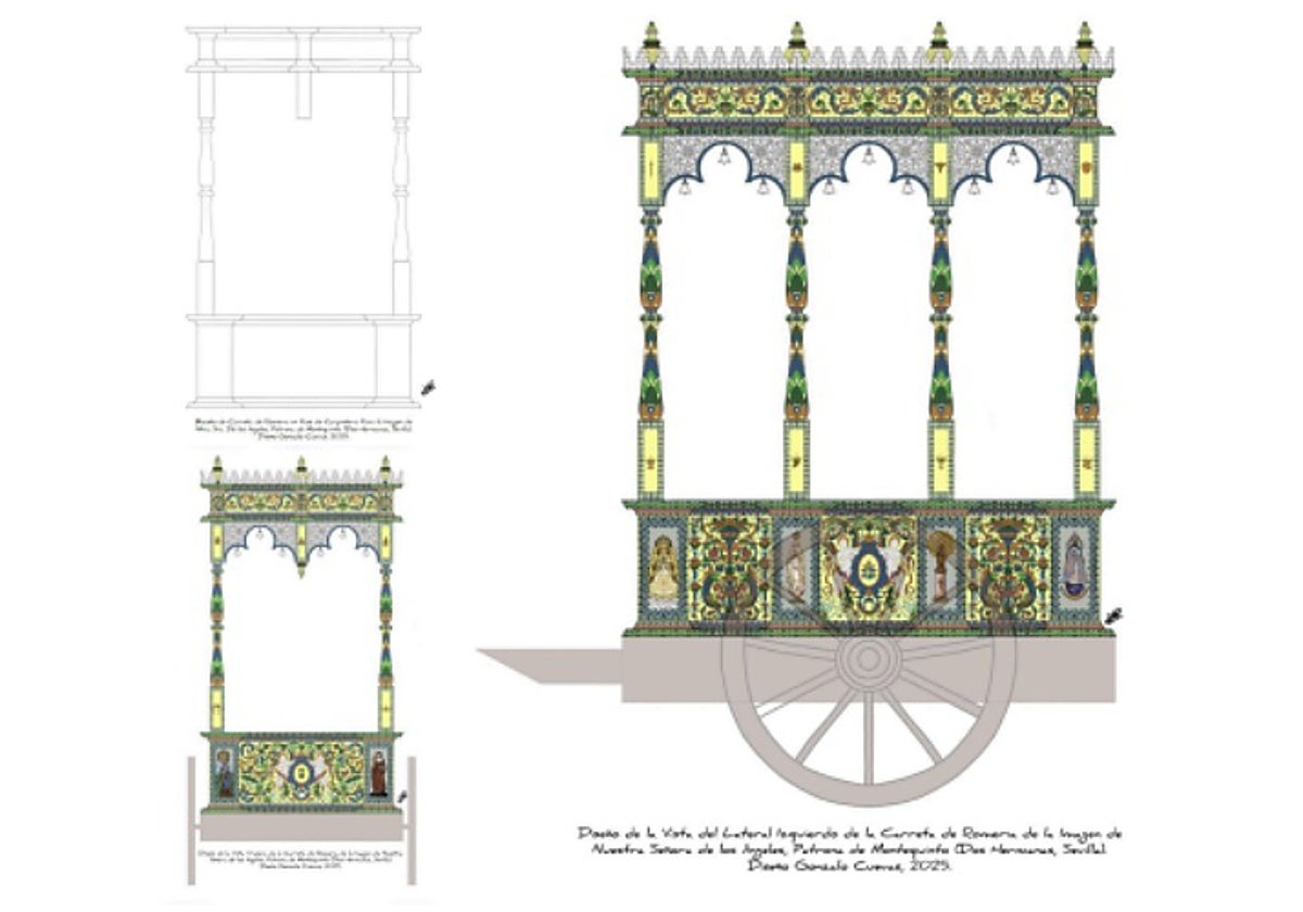 Diseño de la nueva carreta de los Ángeles de Montequinto