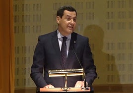 Juanma Moreno anuncia 16 millones más para las universidades públicas andaluzas en la apertura del curso de la Pablo de Olavide