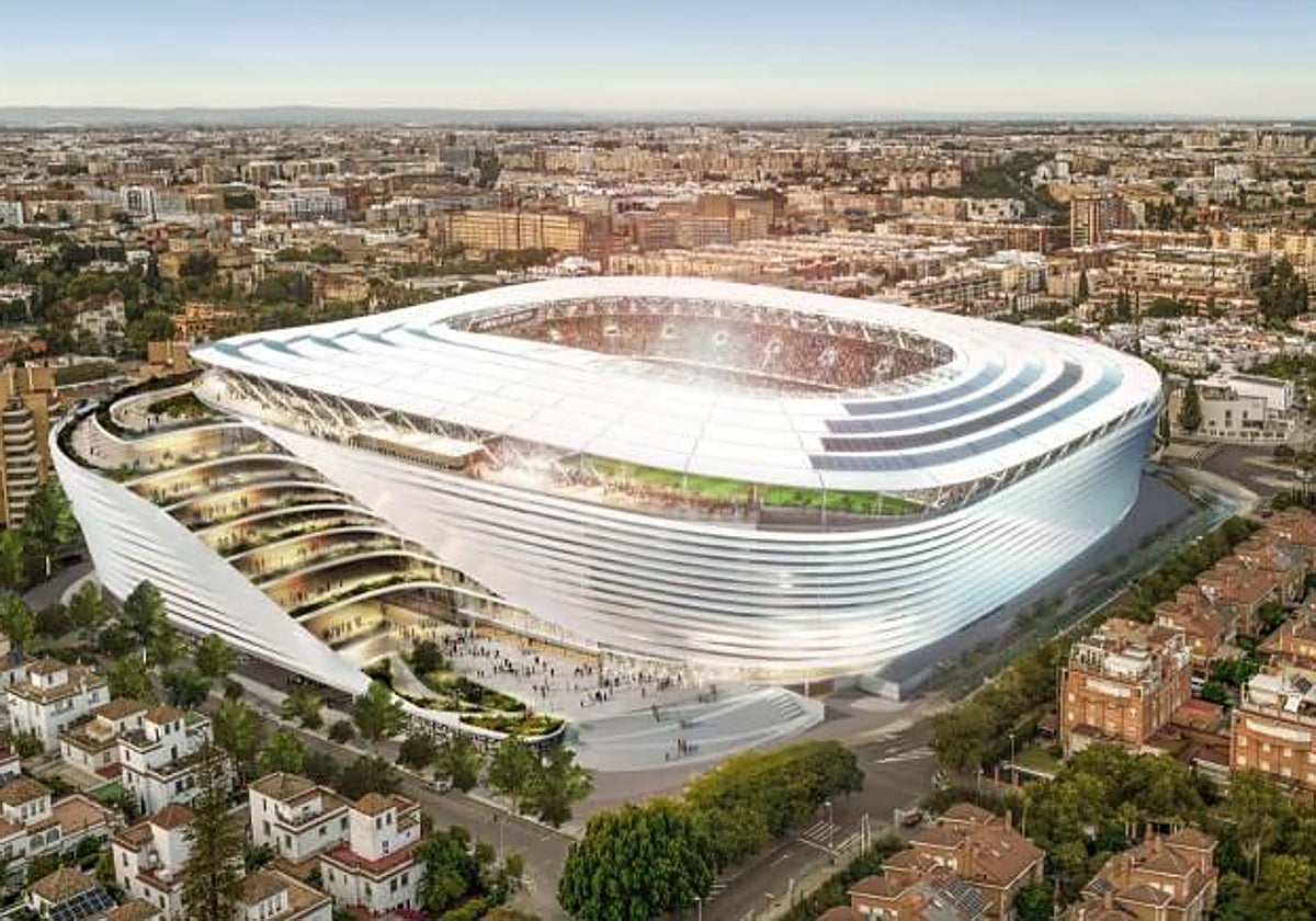 Recreación de cómo quedará el nuevo Estadio Benito Villamarín