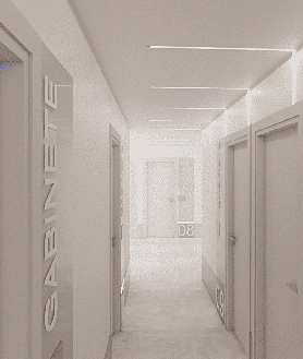 Imagen secundaria 2 - Imágenes renderizadas de cómo quedarán las instalaciones del centro en Coria del Río una vez culminen las obras