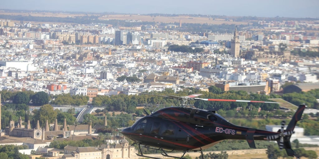 Sevilla contará con vuelos turísticos y privados en helicóptero a partir de este jueves