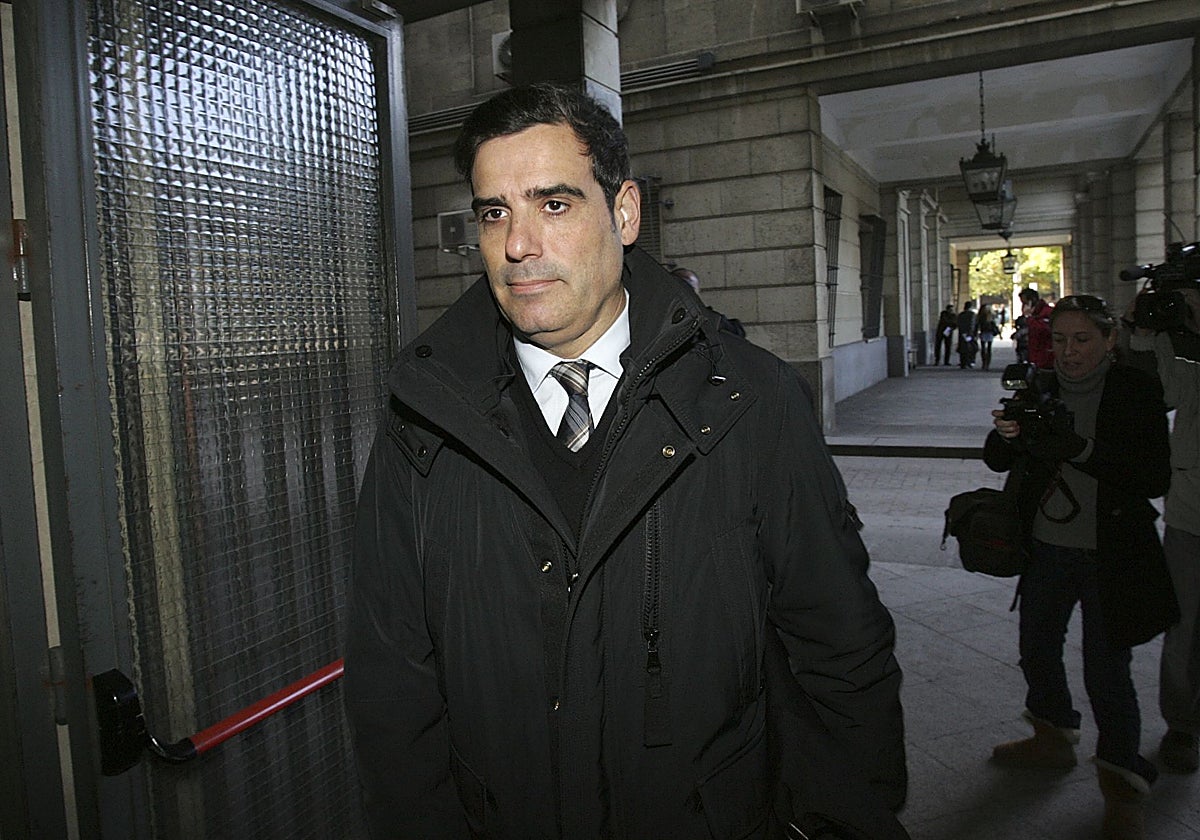 Imagen de archivo de Rafael Pineda en los juzgados de Sevilla en 2014