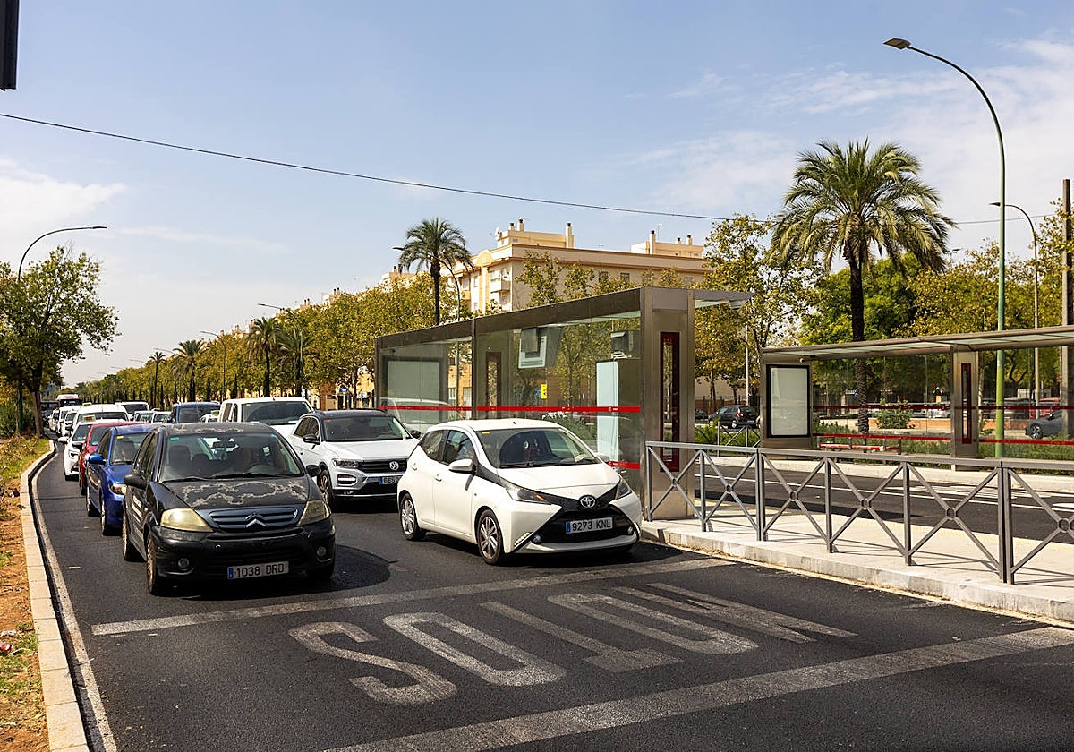 Trafico en la Avenida Kansas City