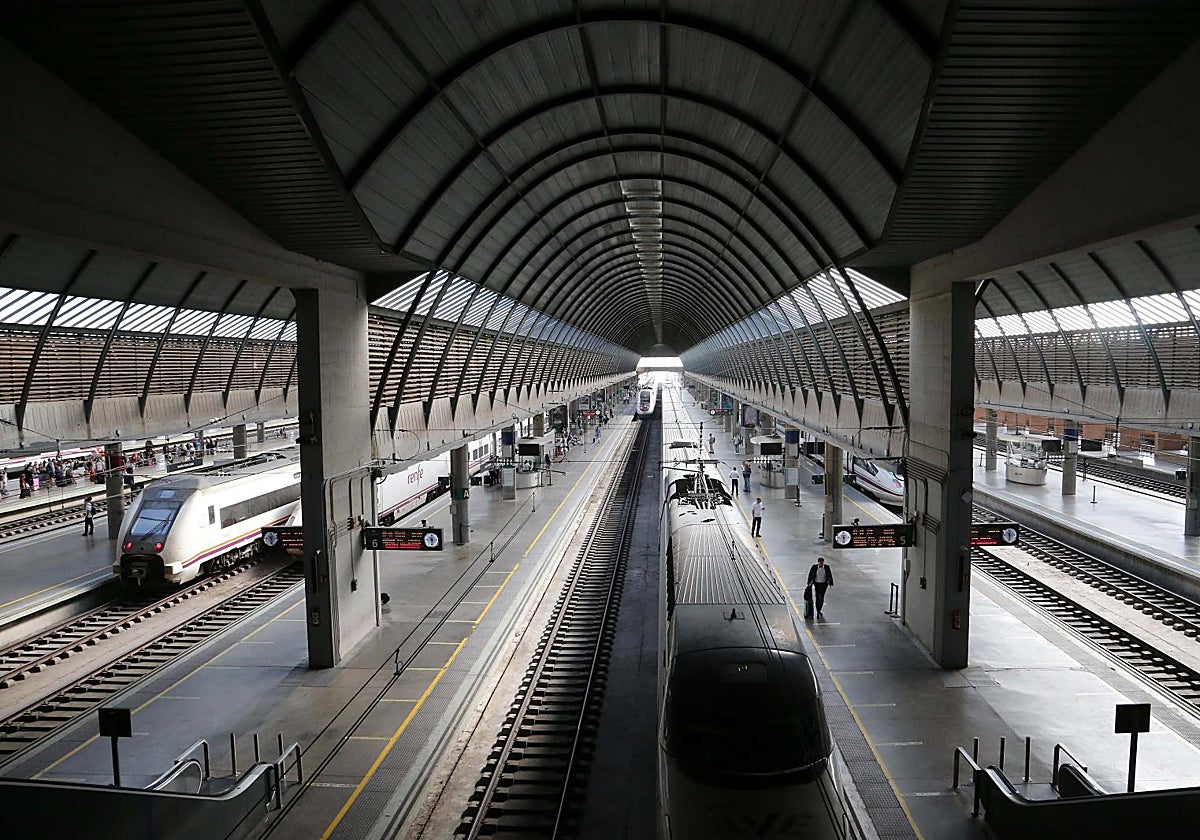 Interior de la estación de Santa Justa