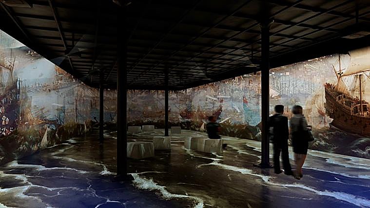 Luces, alta tecnología, arte e historia: las Atarazanas de Sevilla serán un museo en 2026