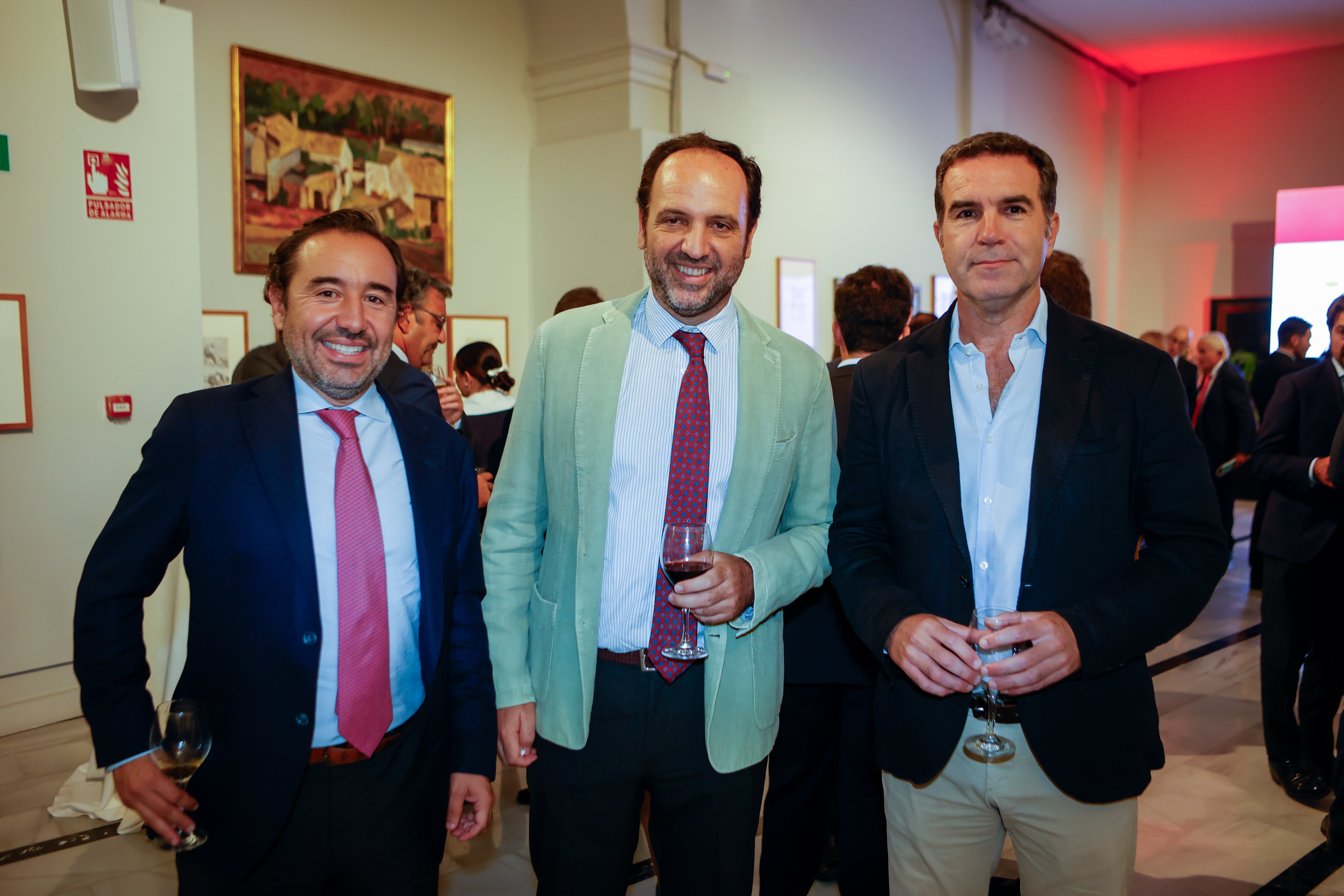 Eduardo Escobar, Antonio Santacruz y Leonardo Bueno