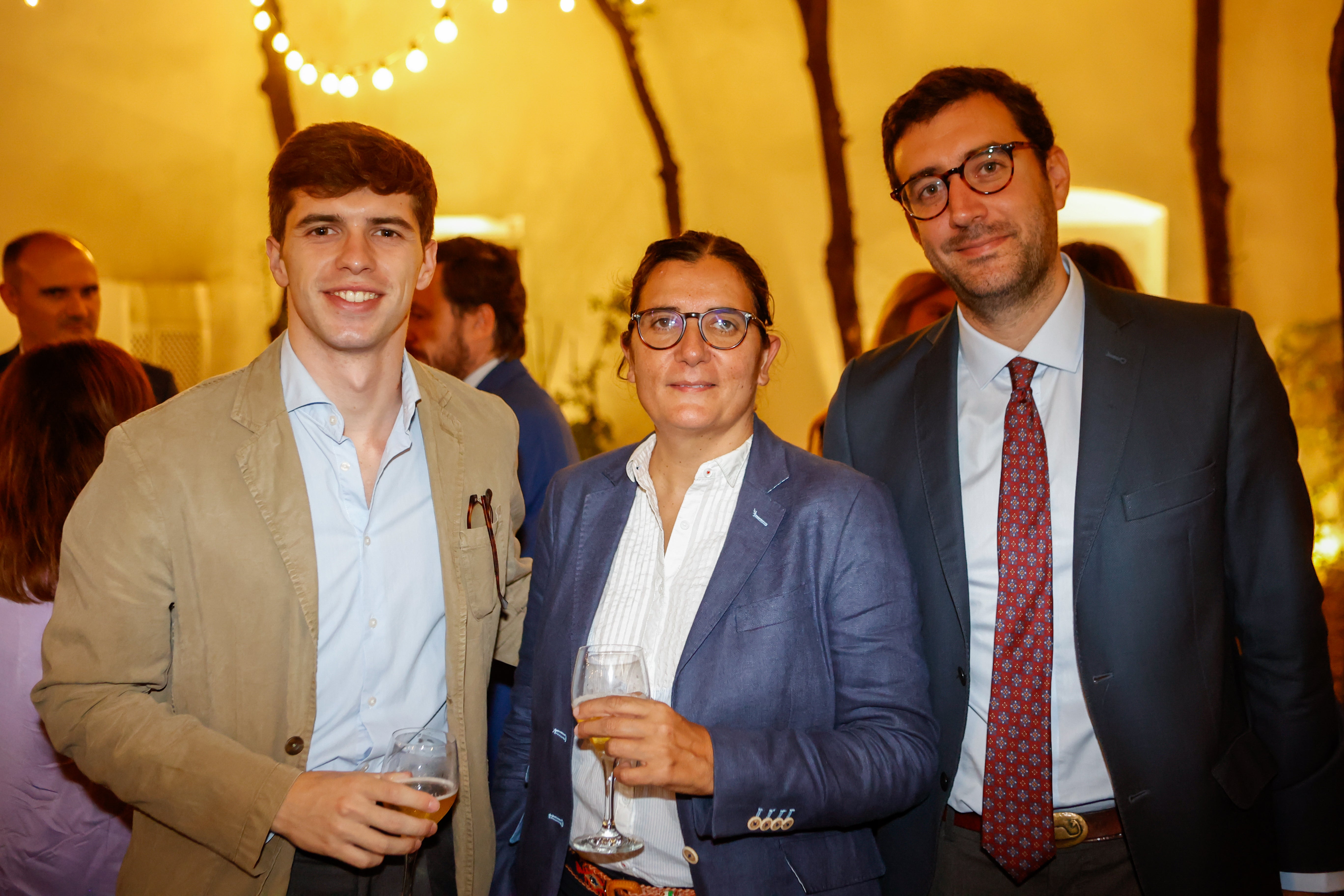 Alvaro Blanco, Nuria Palmero y Guillermo Escacena