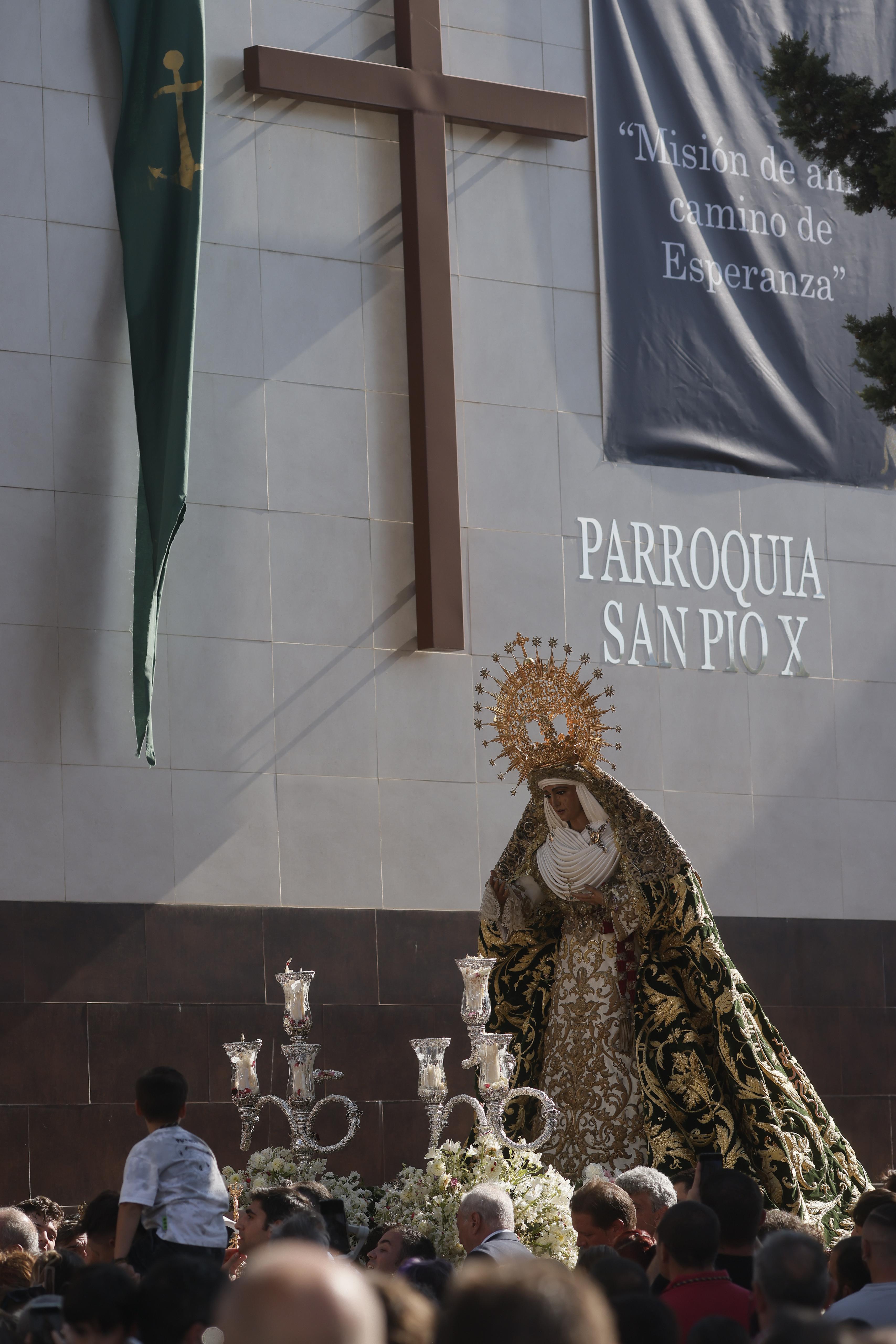 Llegada a la Parroquia San Pío X