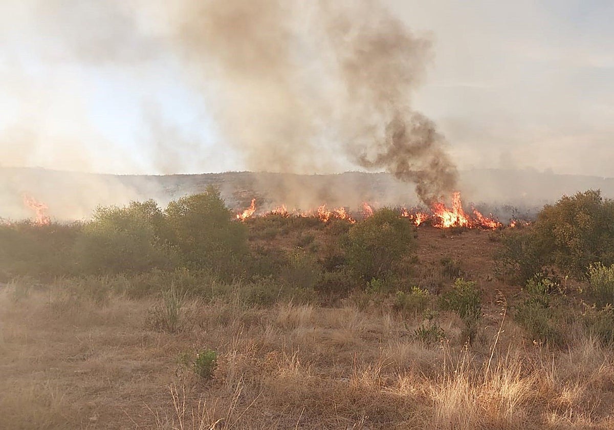 Incendio de El astillo de las Guardas
