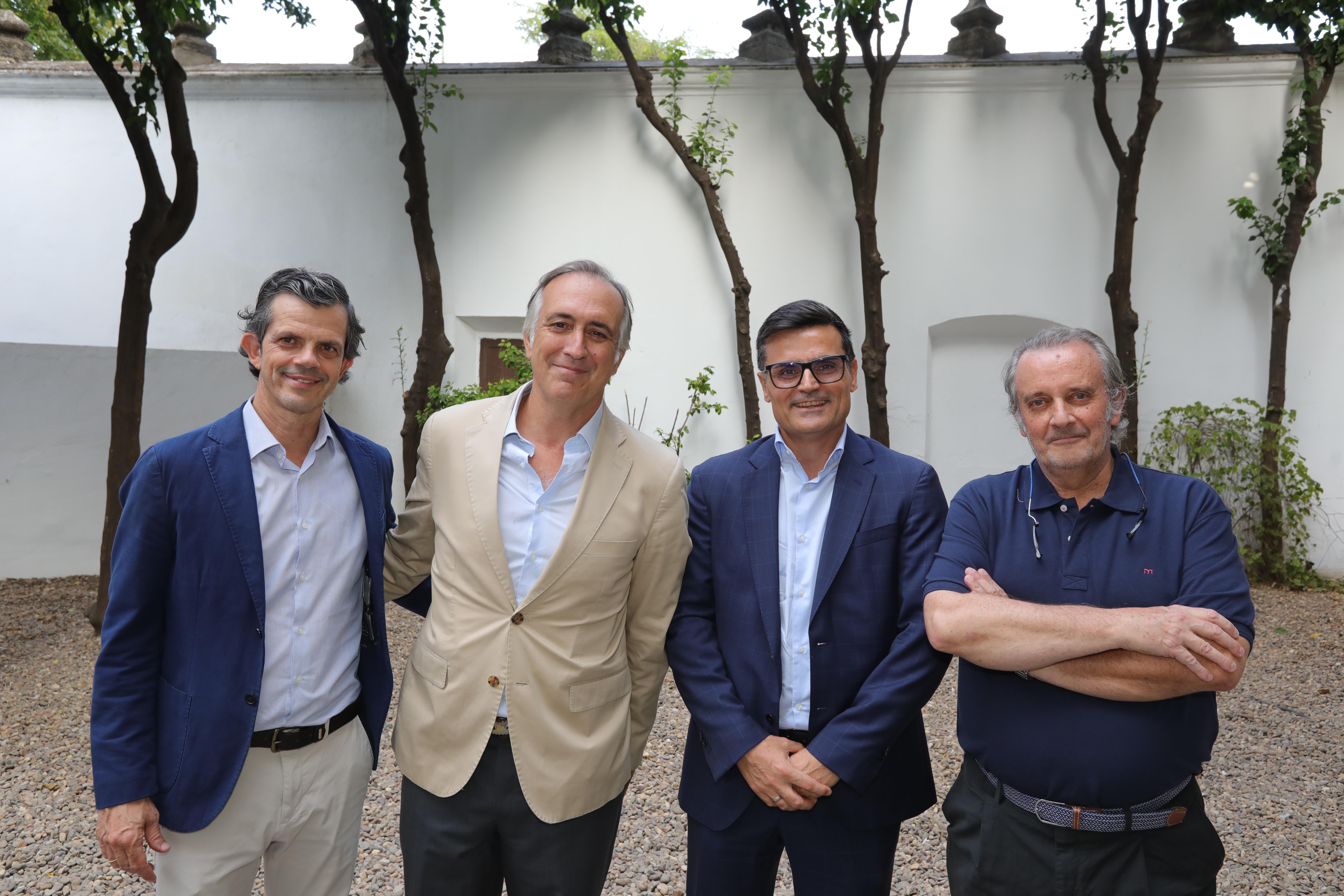 Valentin Escribano, Mario Gomez, Jose Carlos Ruiz y Federico Barcelo