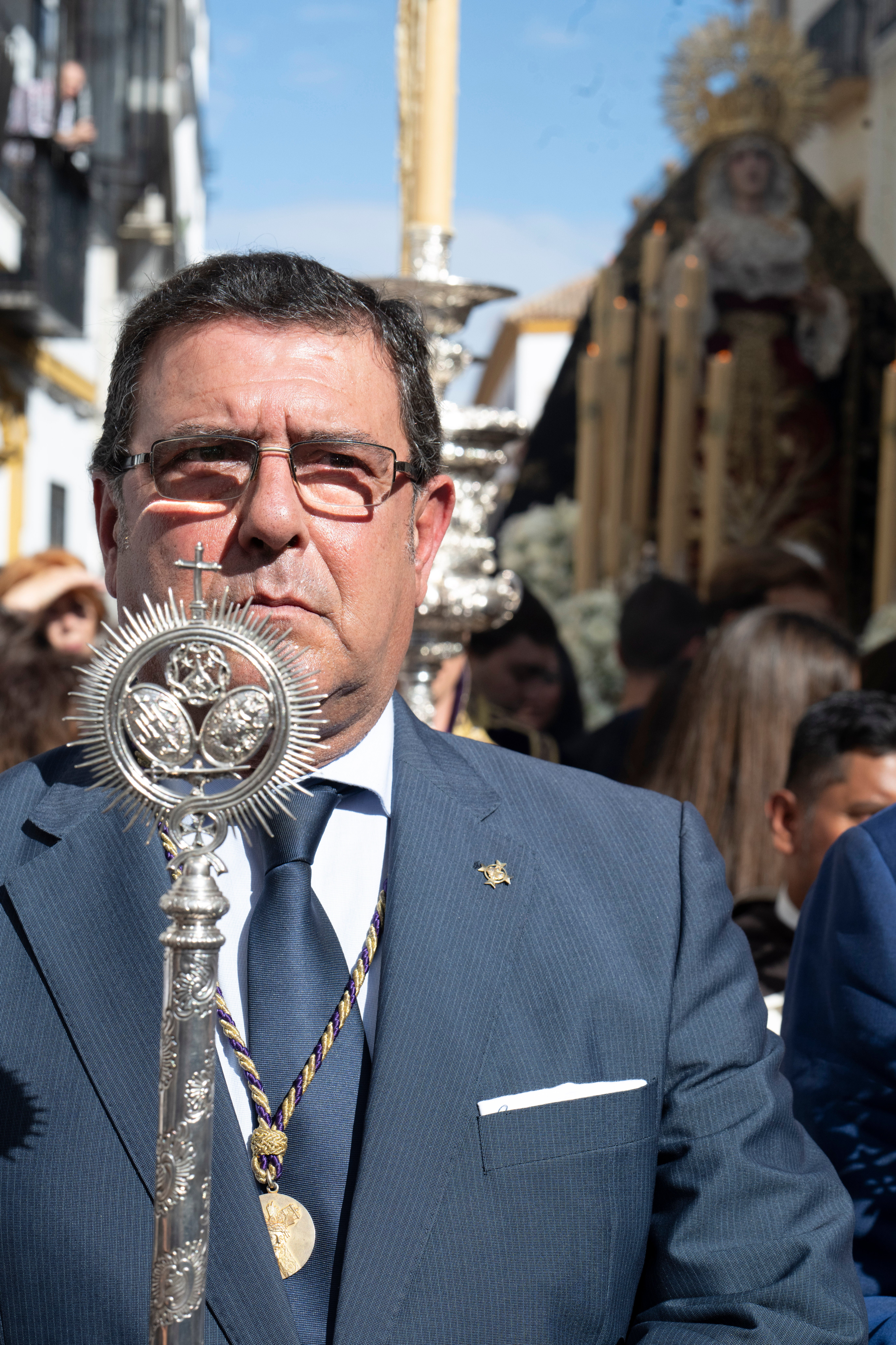 El traslado de regreso de la Virgen de los Dolores de las Penas, en imágenes