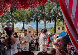 La Feria de Sevilla en Miami se traslada a este parque tropical: tendrá suelo de albero y un entorno ecuestre que imita el paseo de caballos del Real de Los Remedios