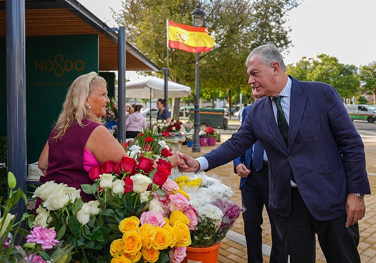 Sanz en el cementerio de San Fernando