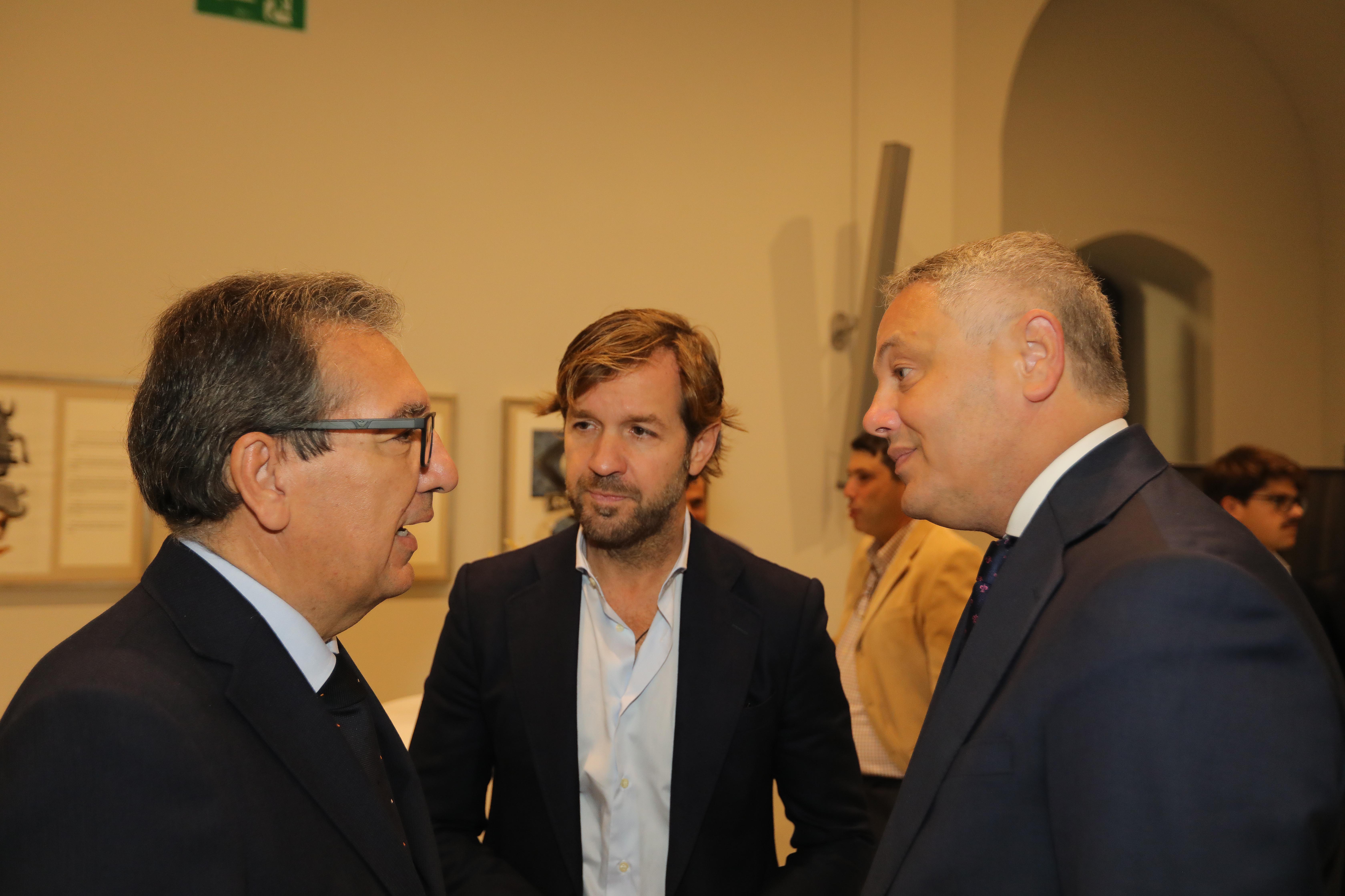 Antonio Pulido, Rosauro Varo y Alberto García Reyes