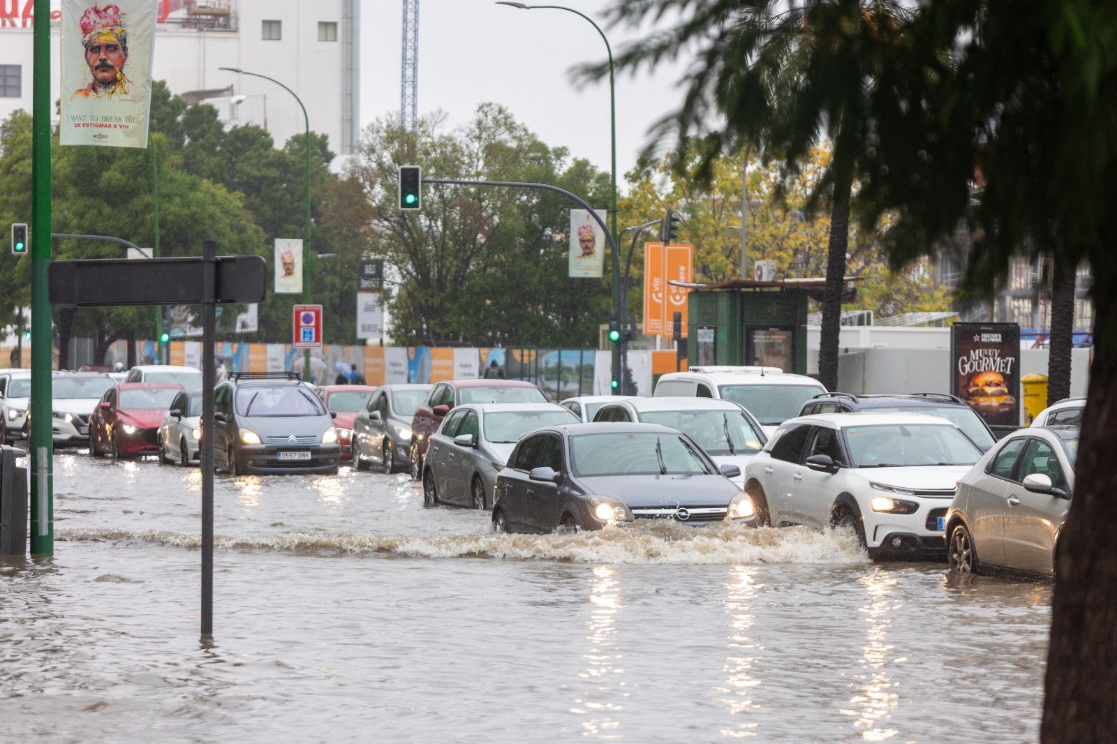 Fuertes lluvias en Sevilla: así afecta la borrasca a la ciudad