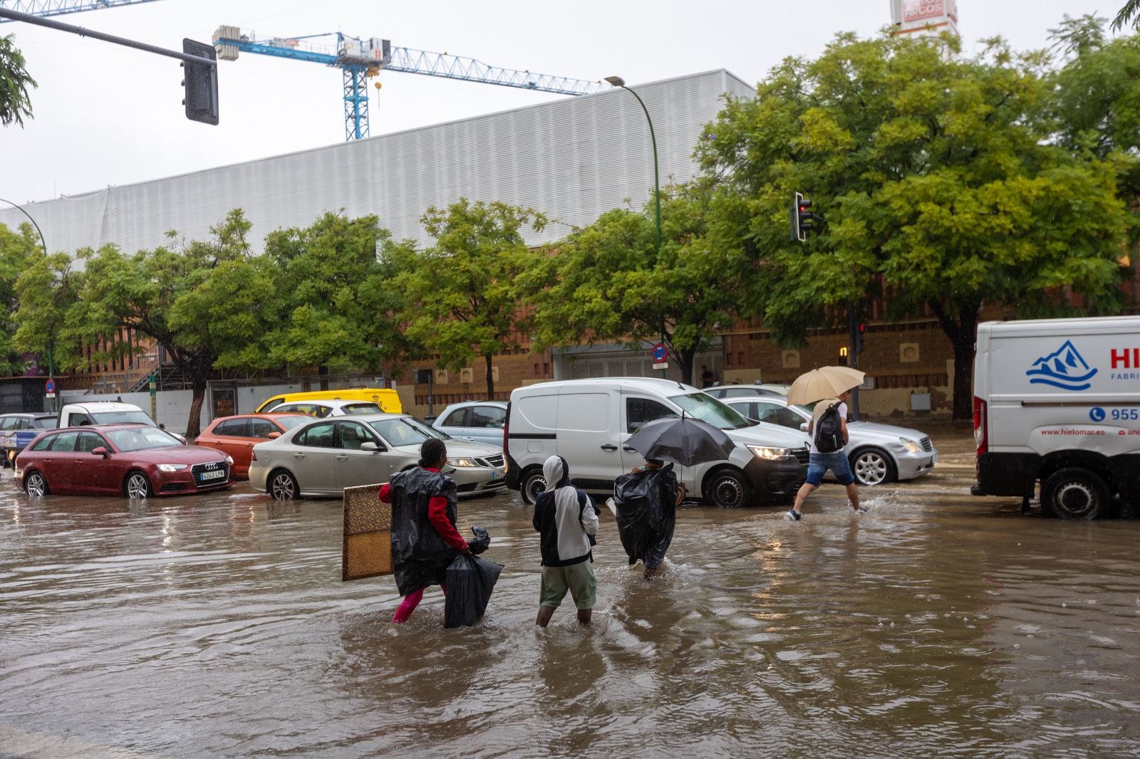 Fuertes lluvias en Sevilla: así afecta la borrasca a la ciudad