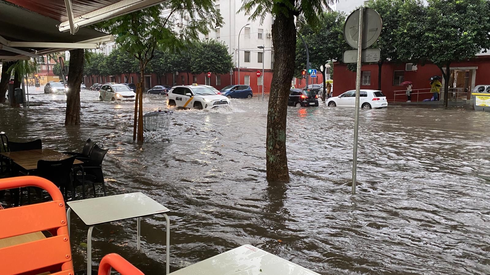Fuertes lluvias en Sevilla: así afecta la borrasca a la ciudad