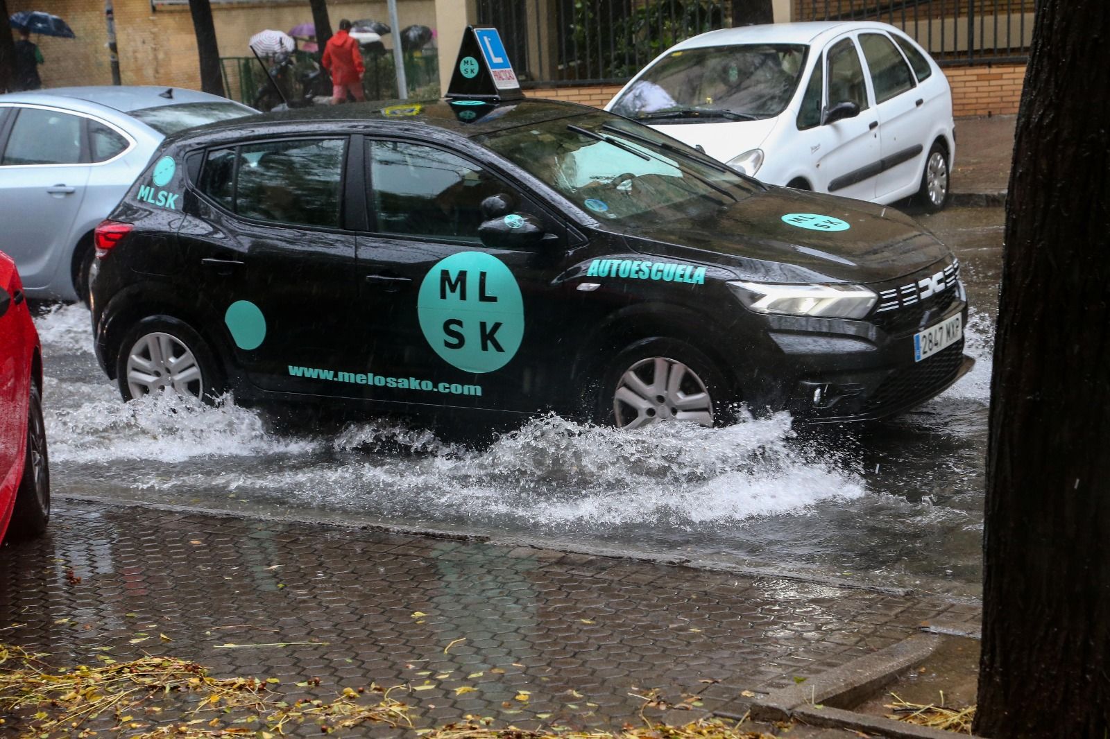 Fuertes lluvias en Sevilla: así afecta la borrasca a la ciudad