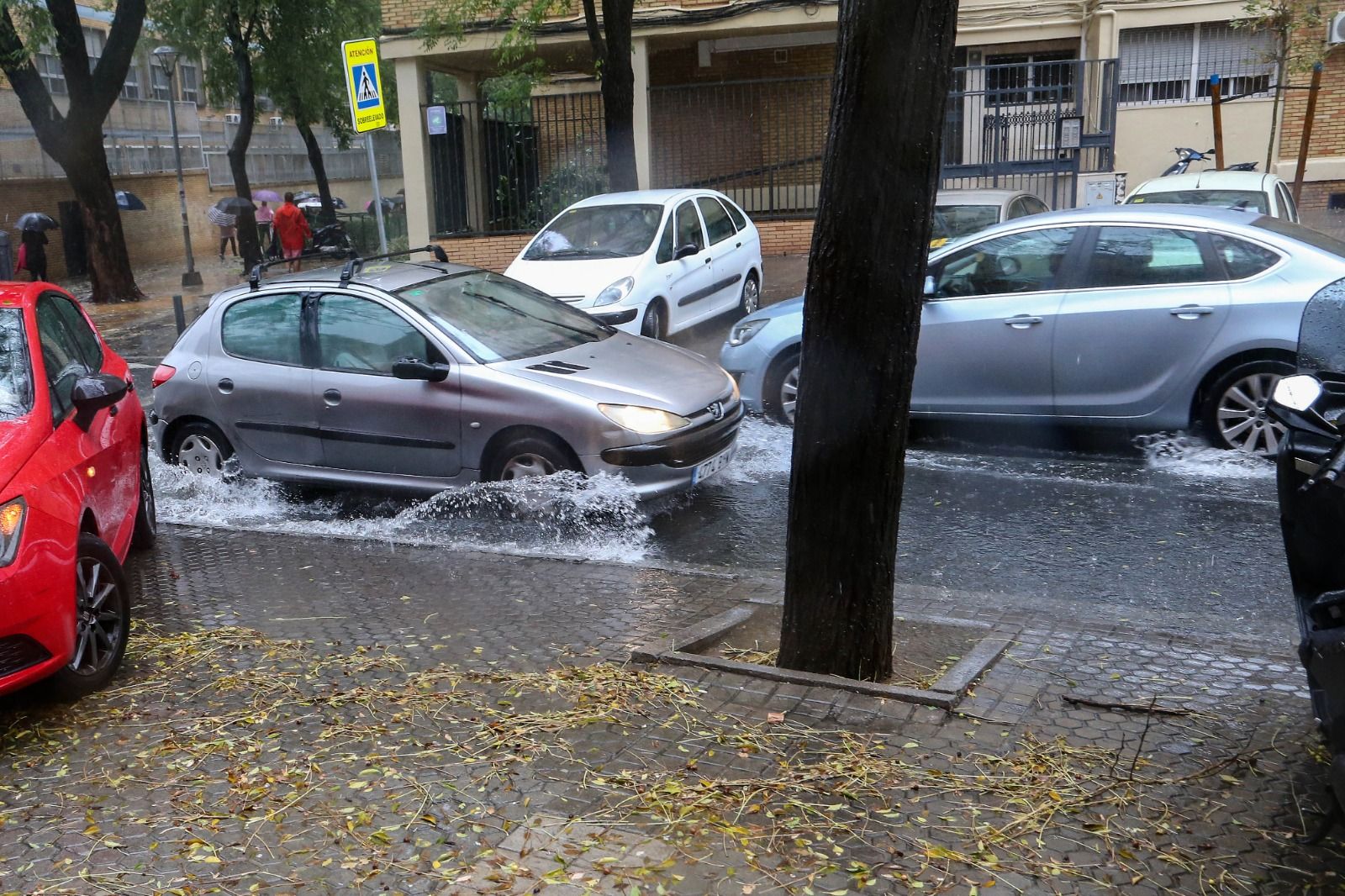 Fuertes lluvias en Sevilla: así afecta la borrasca a la ciudad