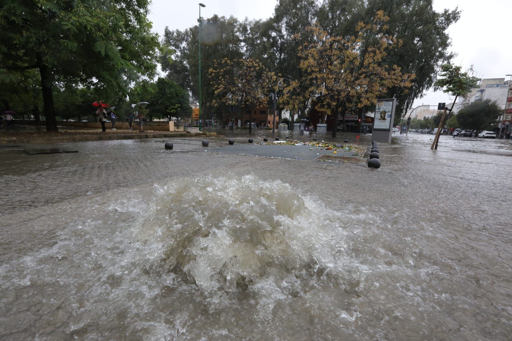Fuertes lluvias en Sevilla: así afecta la borrasca a la ciudad
