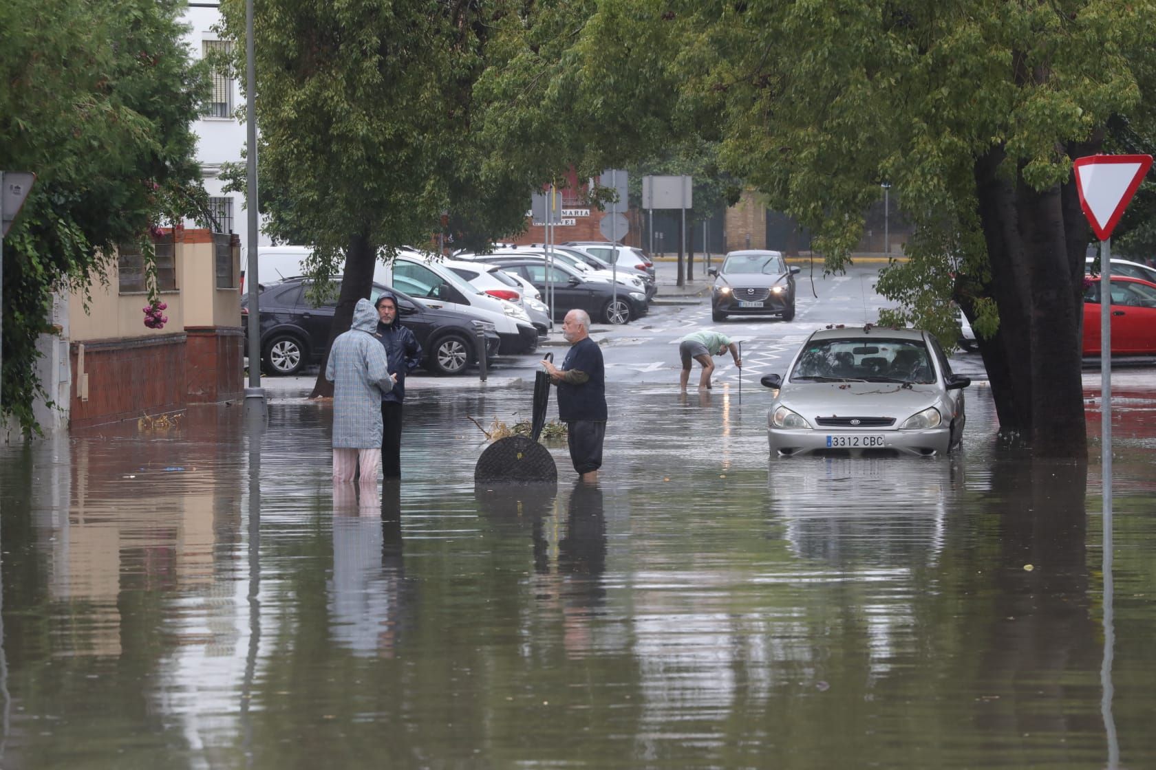 Fuertes lluvias en Sevilla: así afecta la borrasca a la ciudad