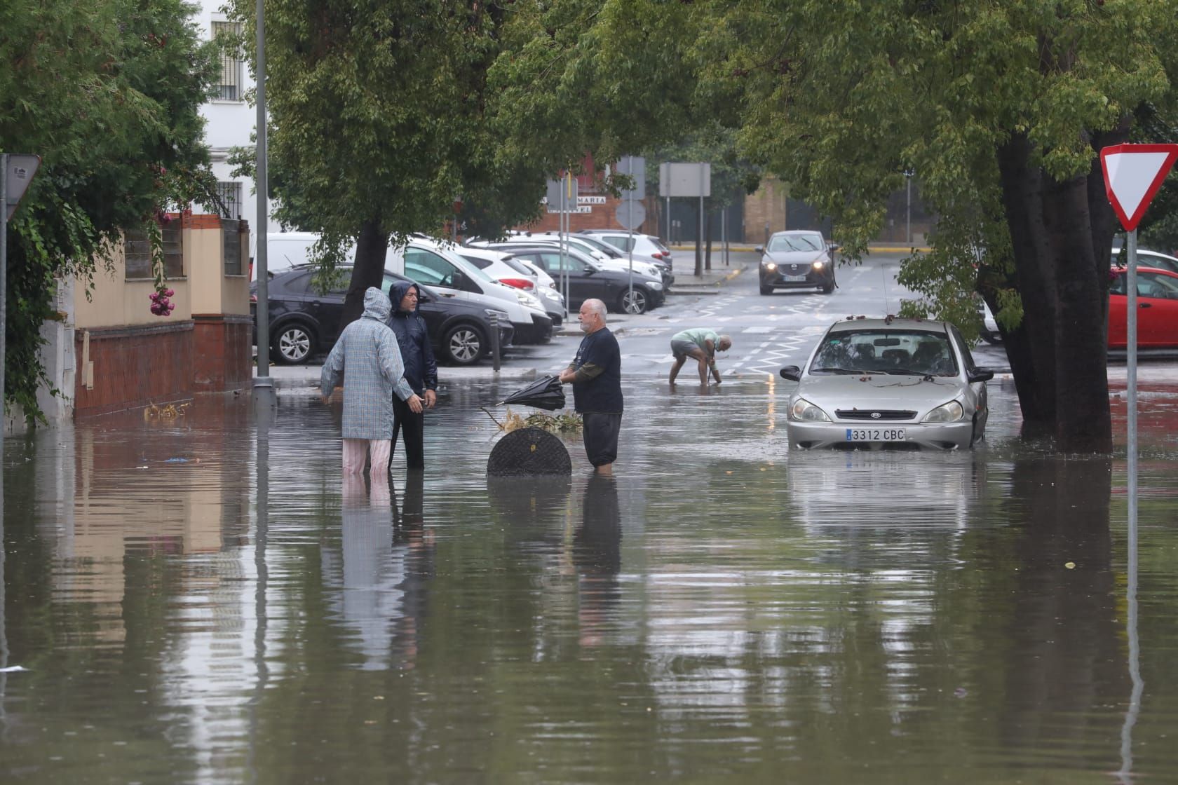 Fuertes lluvias en Sevilla: así afecta la borrasca a la ciudad
