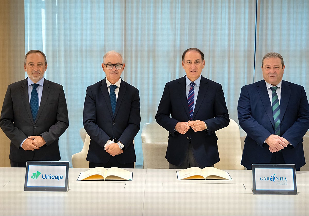 Agustín Sánchez, Isidro Rubiales, Javier González de Lara y Antonio Vega