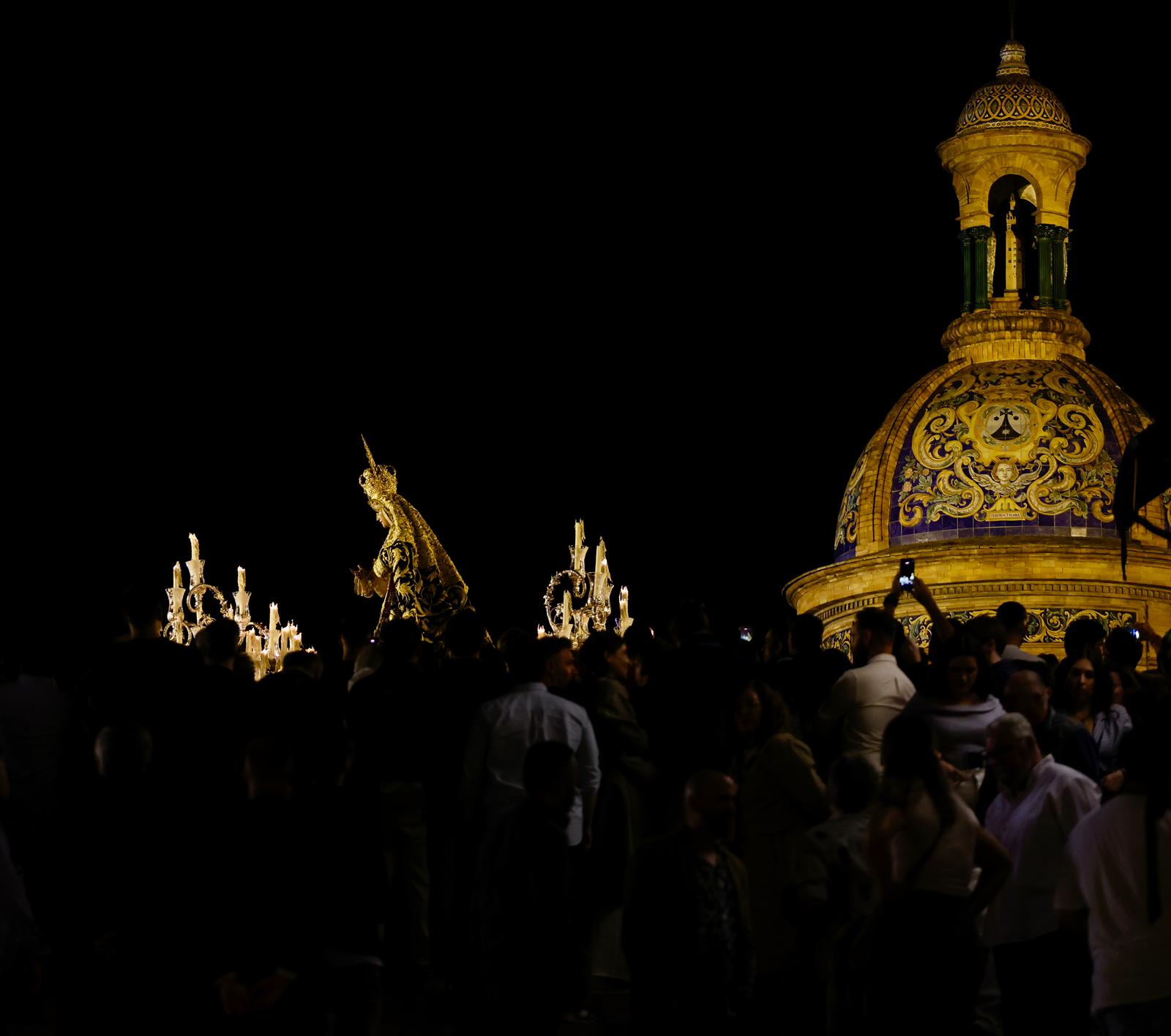 El final de la misión de la Esperanza de Triana, en imágenes