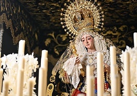La Virgen de los Dolores de Tomares sale este sábado por la concesión del patronazgo canónico