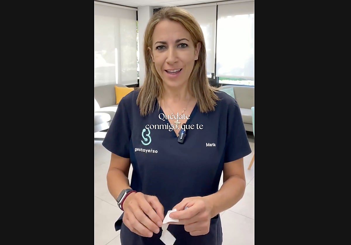 María, matrona experta en parto realista