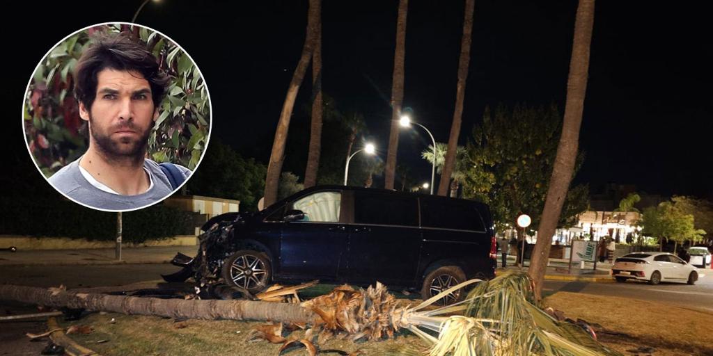 El torero Cayetano Rivera estrella su furgoneta contra una palmera y da positivo en la prueba de alcohol