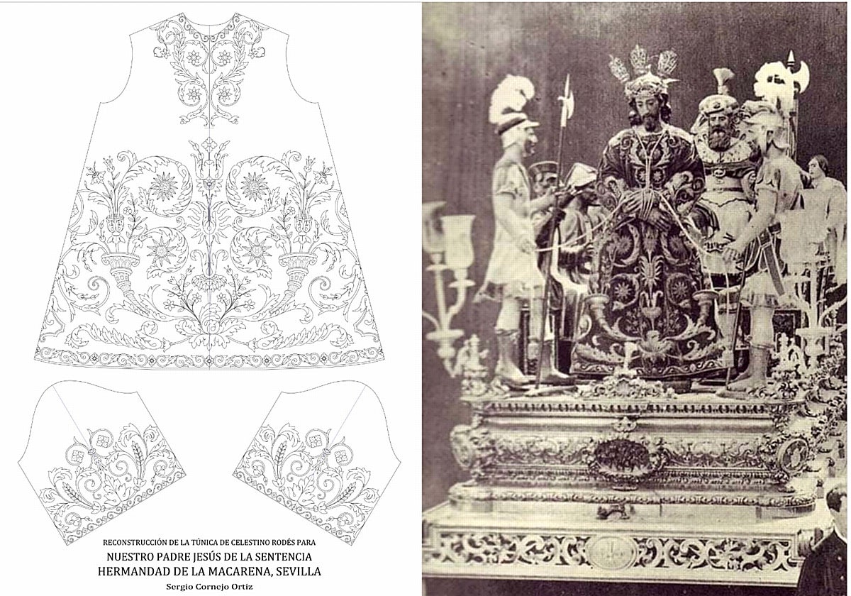 Proyecto de la túnica de 'Los cuernos de la abundancia'