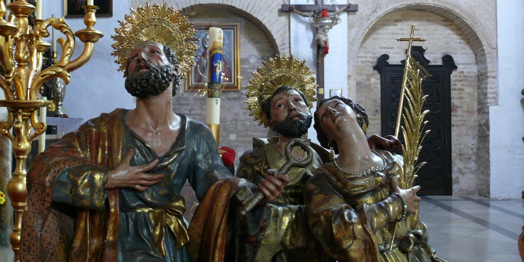 Patrimonio aprueba el proyecto de restauración de los grupos de santos de la parroquia de Omnium Sanctorum de Sevilla