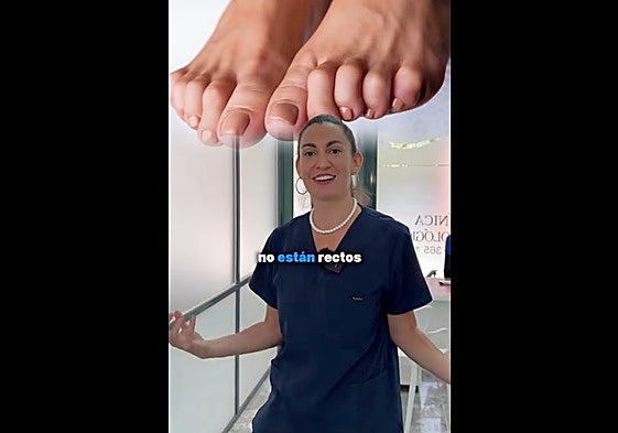 María Jesús, podóloga