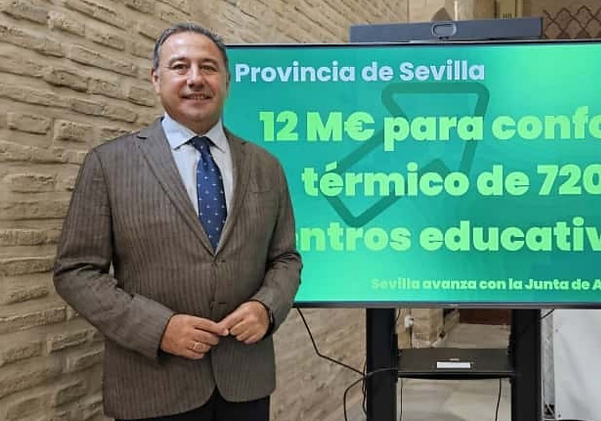 El delegado del Gobierno de la Junta de Andalucía en Sevilla, Ricardo Sánchez