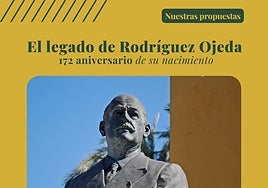 José Luis Notario propone adecentar el enterramiento de Juan Manuel Rodríguez Ojeda
