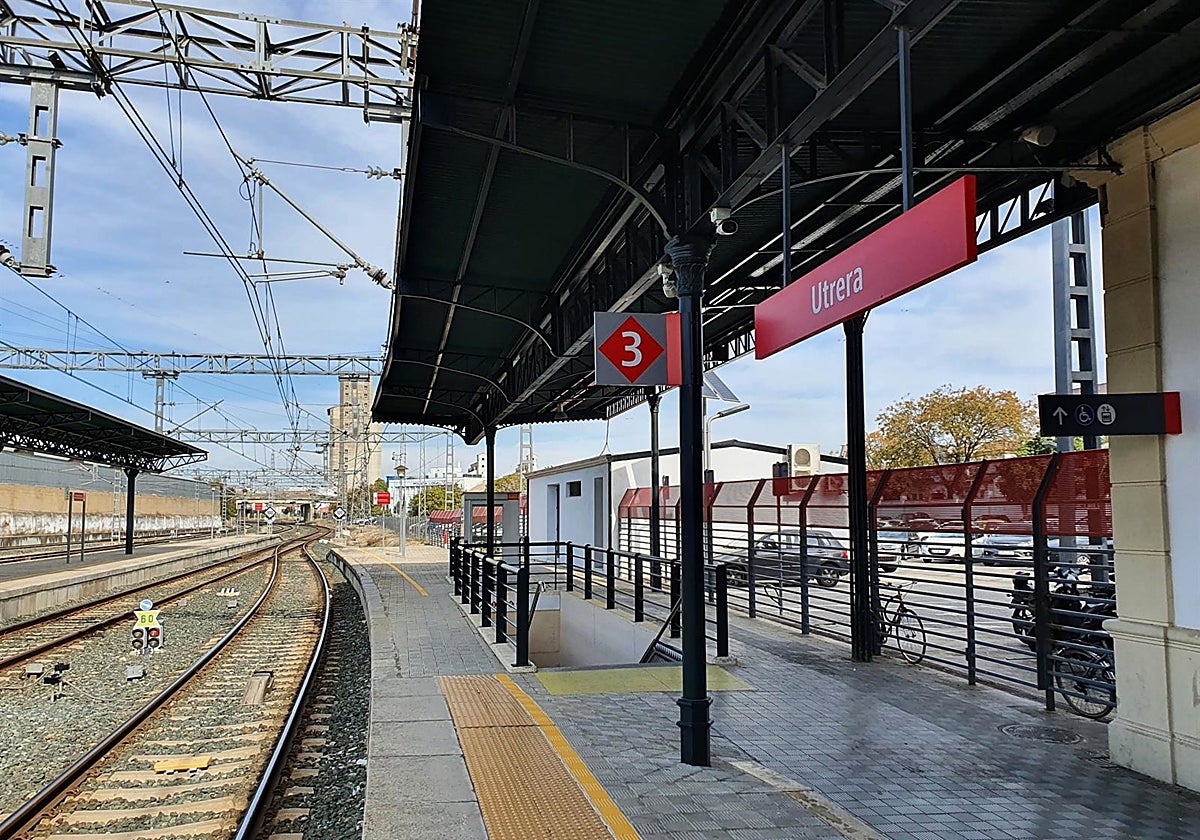 Imagen de archivo de la estación de Cercanías de Utrera