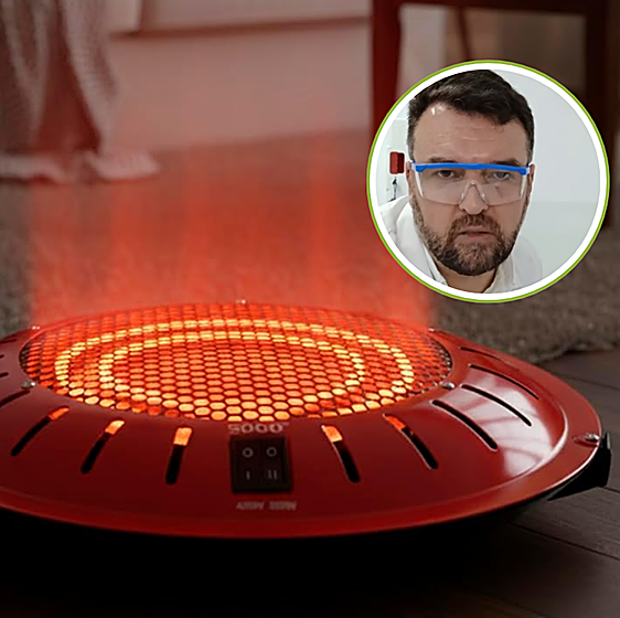 Brasero de mesa camilla sin homologación