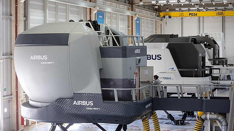 Los simuladores del A330MRTT y del C295