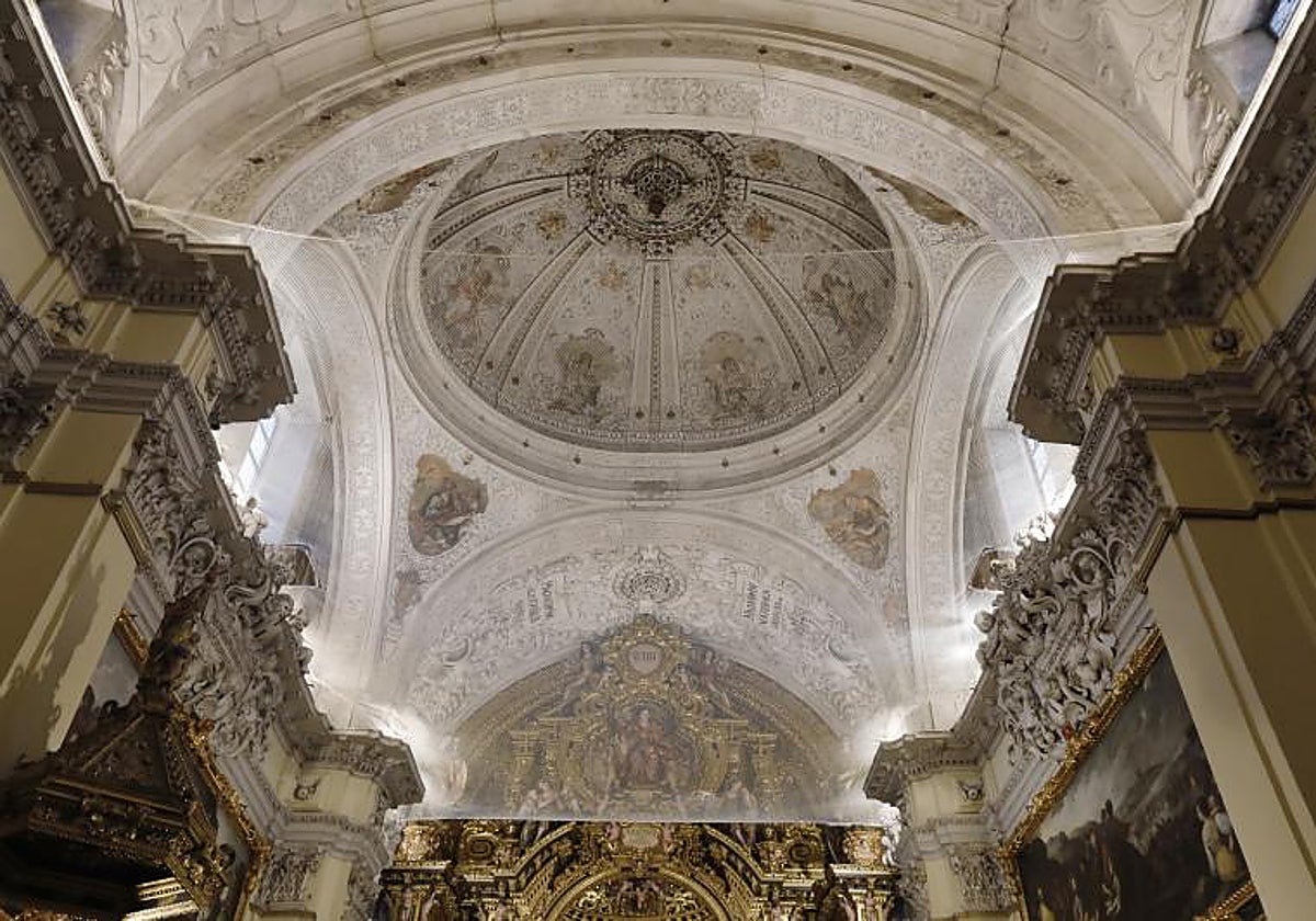 La iglesia de San Jorge del Hospital de la Caridad está en obras
