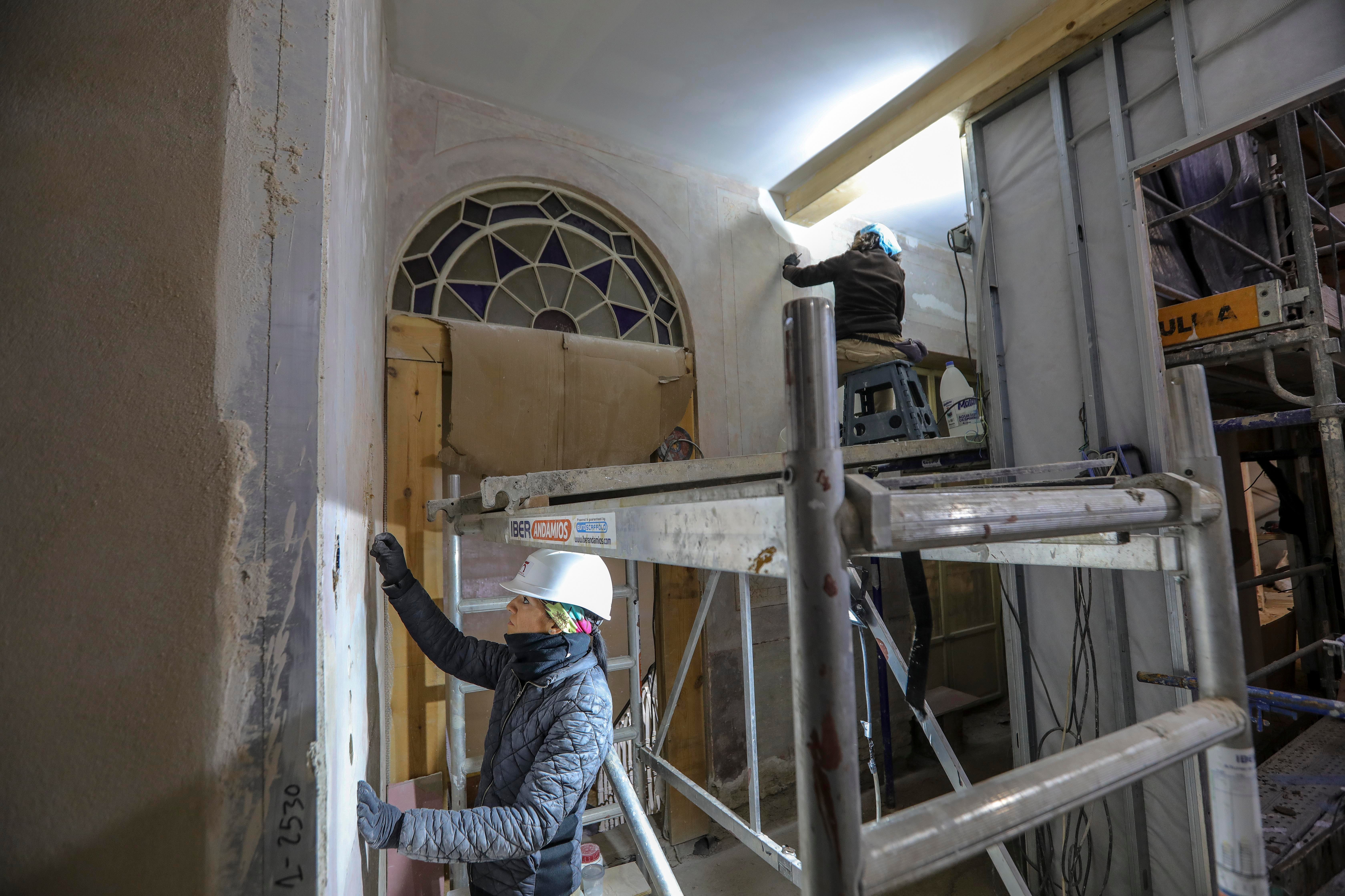 El estado de la obra de la casa Cernuda en Sevilla, en imágenes