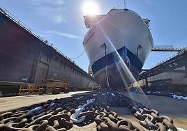 Navantia Cádiz cierra el año con la reparación de 60 buques, de los que 14 son cruceros