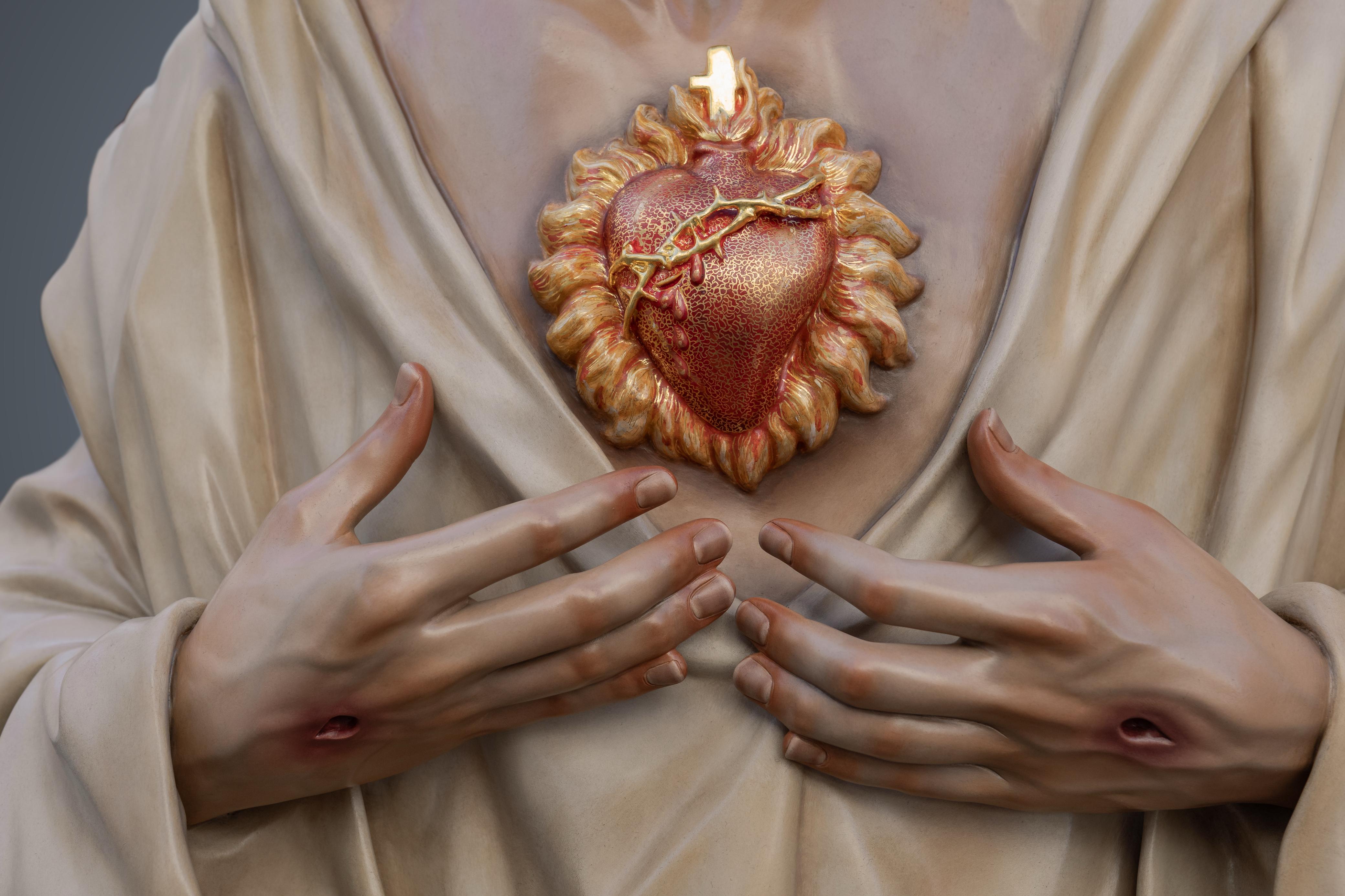 Las imágenes del Sagrado Corazón de Jesús de Martín Nieto