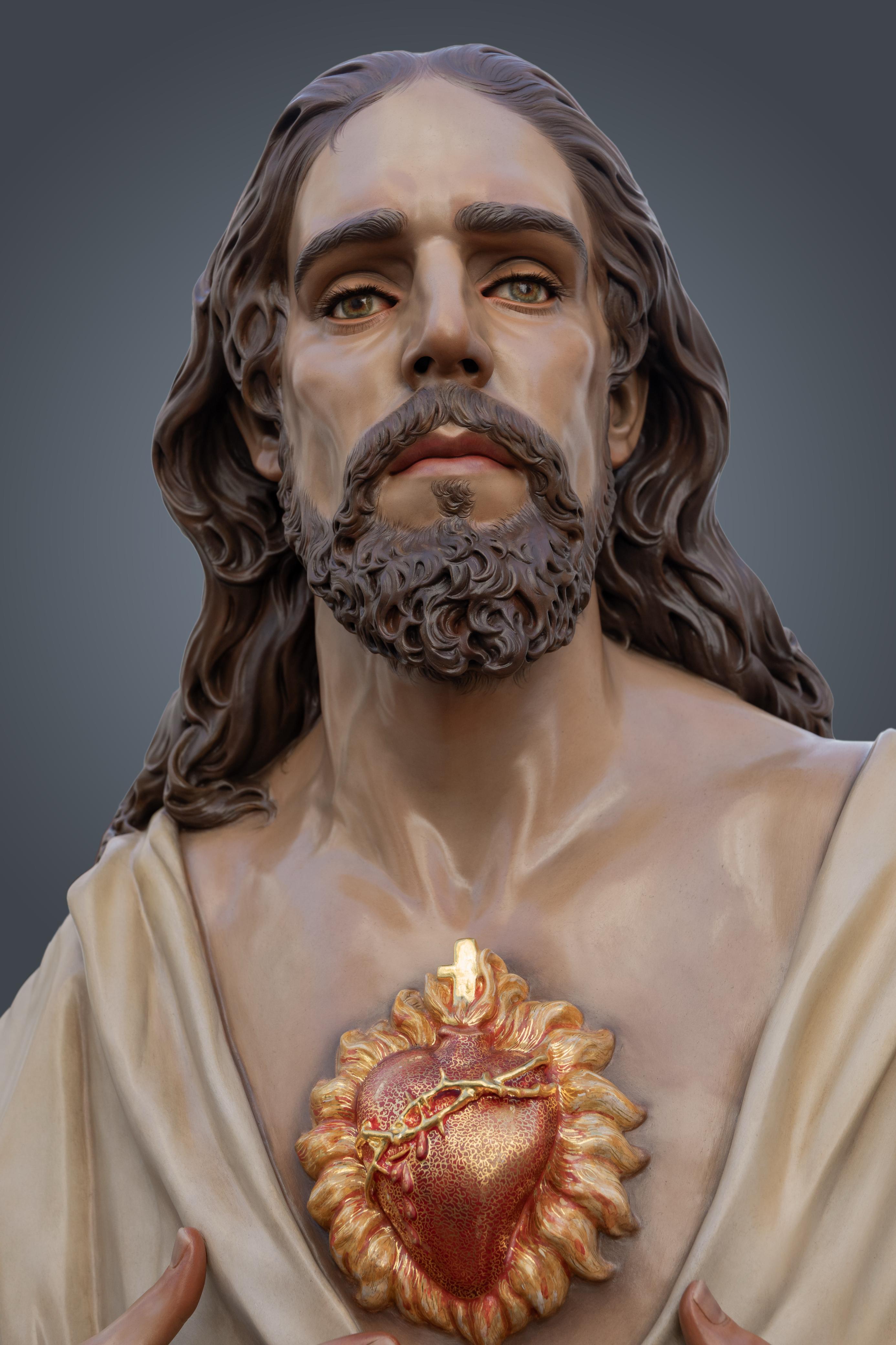 Las imágenes del Sagrado Corazón de Jesús de Martín Nieto