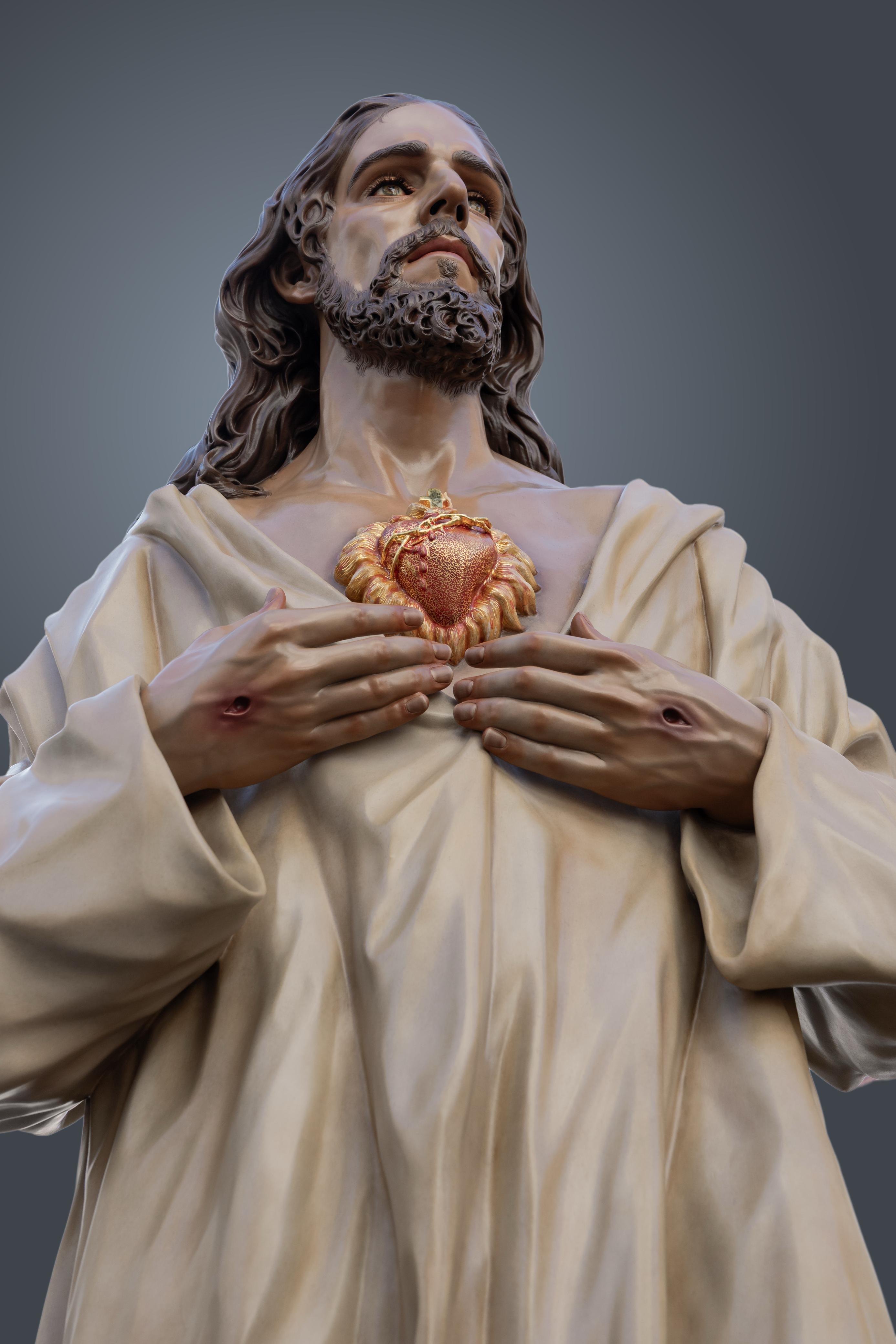 Las imágenes del Sagrado Corazón de Jesús de Martín Nieto