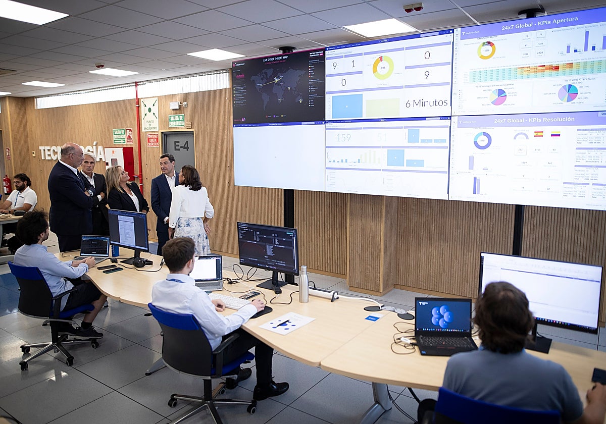 Uno de los centros de trabajo de Telefónica en Andalucía