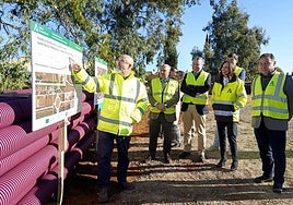 Comienzan las obras para las conexiones a pie y en bicicleta de las urbanizaciones con el casco antiguo de Mairena del Alcor