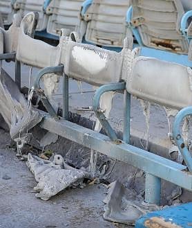 Imagem secundária 2. Estado atual do interior do Salão Rocío Jurado. 